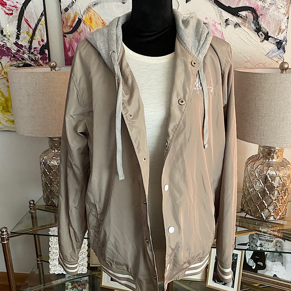 Young & Reckless varsity jacket with hood